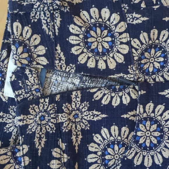 Anthropology Elevenses boho meets dress shorts cotton/linen weave - Picture 6 of 12